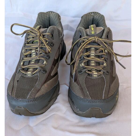 Women’s Hi-Tec V-Lite Lightning waterproof Hiking Shoe Boot Grey Brown Size 7 - Picture 2 of 8